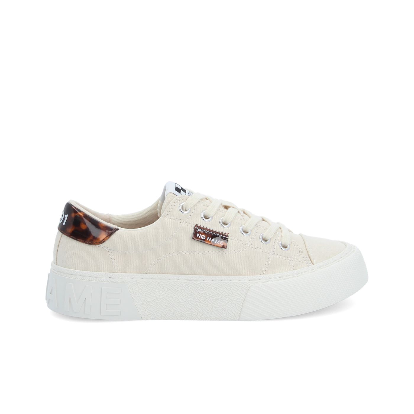 RESET SNEAKER W - CANVAS/ECAILLE - BEIGE/MARRON